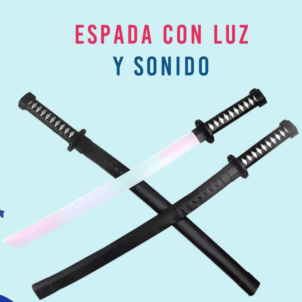 ESPADA CON LUZ Y SONIDO