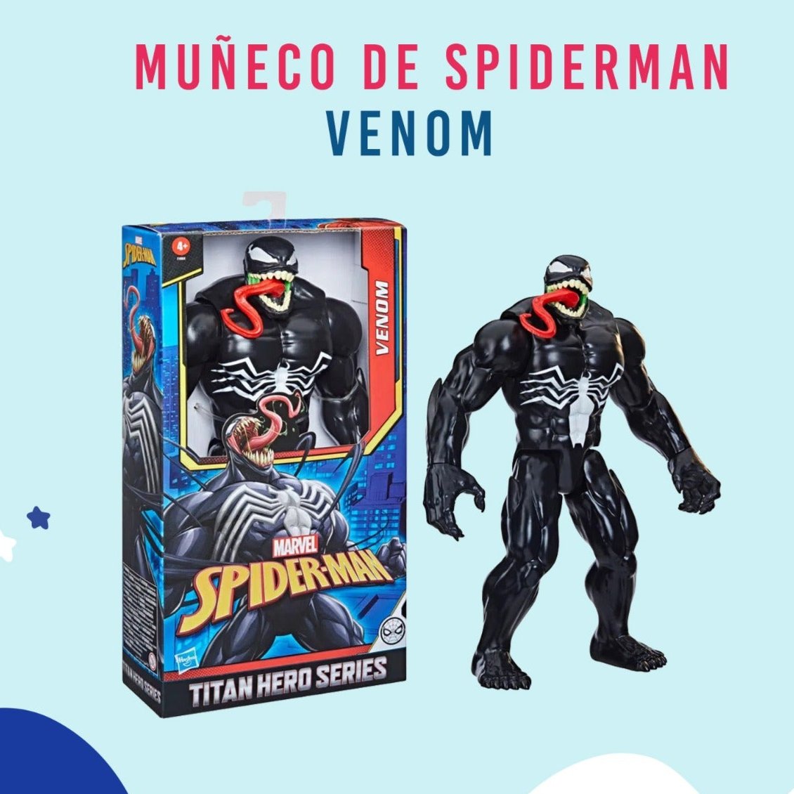 MUÑECO DE SPIDERMAN VENOM