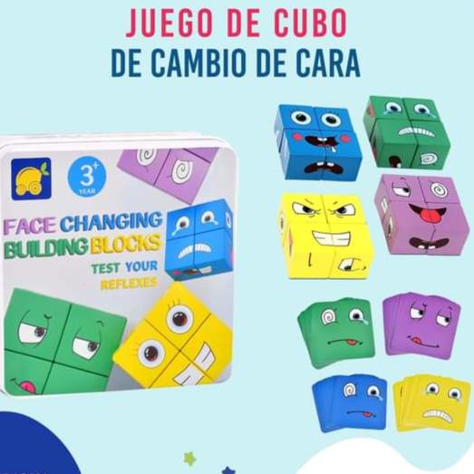 JUEGO DE CUBO DE CAMBIO DE CARA