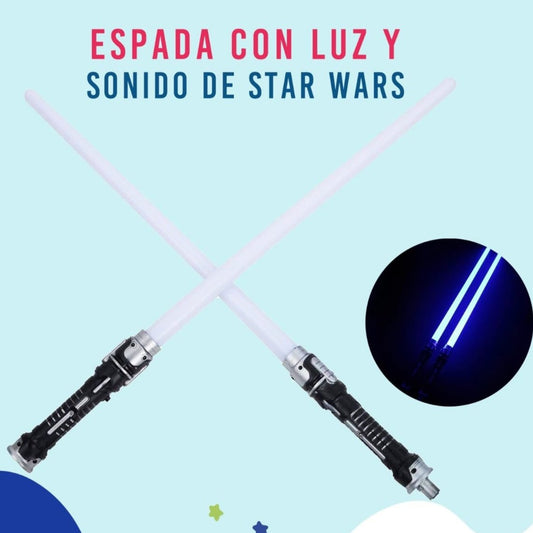 ESPADA CON LUZ Y SONIDO STAR WARS